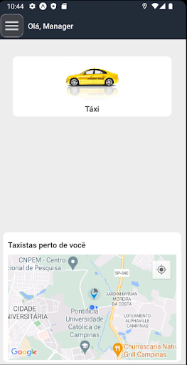 TaxiOnCampinas Passageiro Screen 3