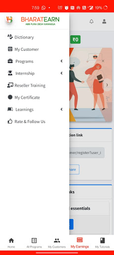 BharatEarn - Earn from Home Screen 3