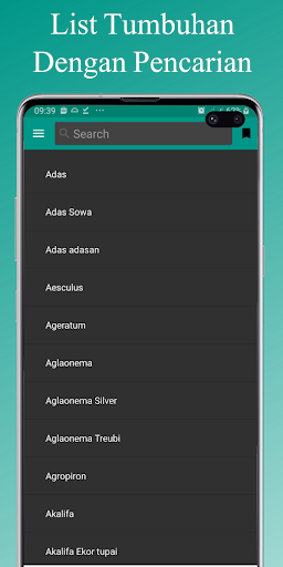 Android application Nama Latin Tumbuhan screenshort