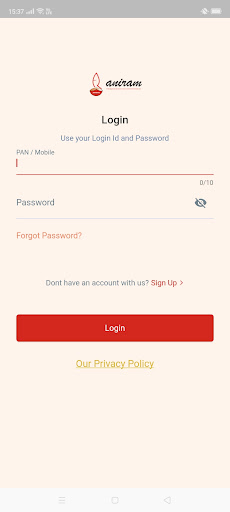 Android application ANIRAM screenshort