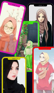 Wallpaper anime hijab cute muslimah hd APK - Download for Android |  