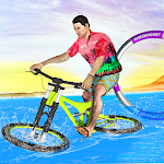 Cover Image of Download Bicycle Water Surfing Beach Stunts 1.01 APK