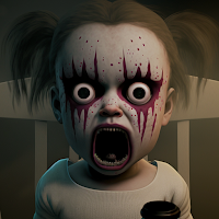 Baby in Pink Horror House Game