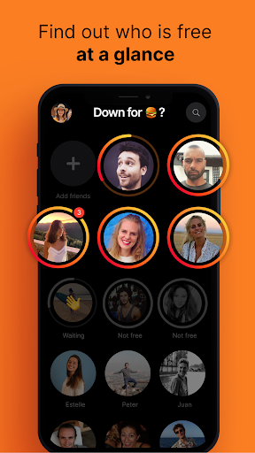 Soons. Join your friends, now! Screen 3