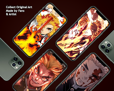 Screenshot 13 Kyojuro Rengoku HD Wallpaper K android