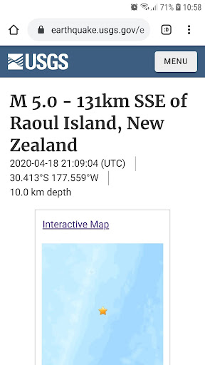 Worldwide Earthquake Screenshot 3 - AppWisp.com