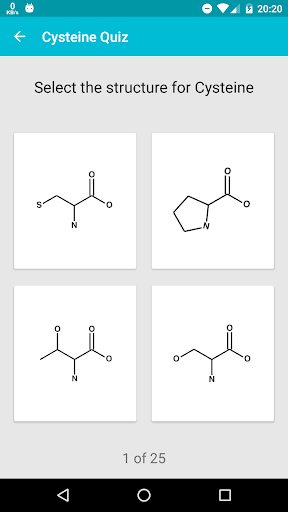 Amino Acid Chemistry Revision Screen 3