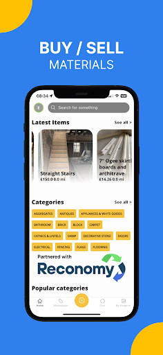 Android application Sustainability Yard screenshort