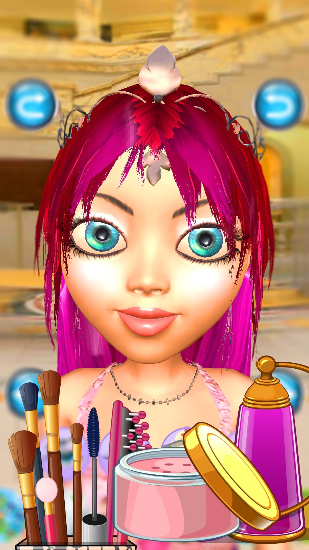 Android application Princess Game Salon Angela 3D - Talking Princess screenshort
