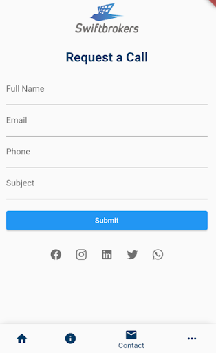 Android application Swiftbrokers screenshort