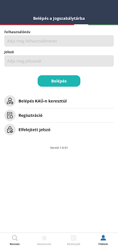 Jogszabálytár Screen 3