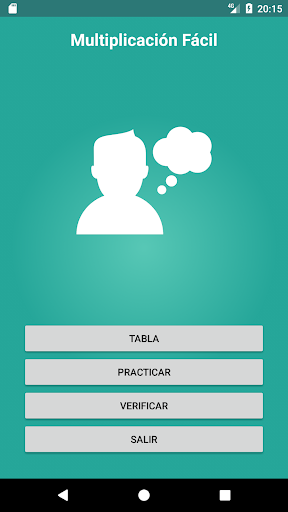Android application Tabla de Multiplicaciones screenshort