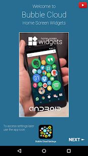 Bubble Cloud Widgets + Folders for phones/tablets Varies with device screenshots 17
