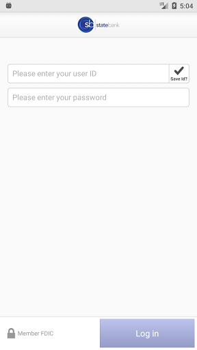 State Bank Business Banking Screen 2