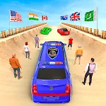 Cover Image of ดาวน์โหลด เกมรถลิมูซีนตำรวจ Mega Ramp  APK