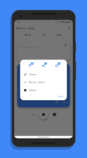 Morse - A simple Morse Code Tr Screen 3