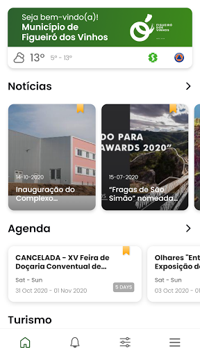 Android application Município Figueiró dos Vinhos screenshort
