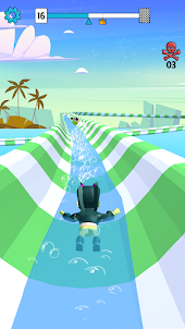 Aqua Slide Water PlayFun Race