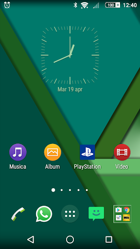 Android application MonoChrome Green for Xperia screenshort