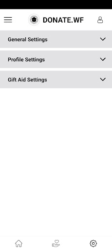 Donate.WF Screen 2