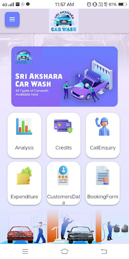 Android application Sri Akshara Car Wash screenshort