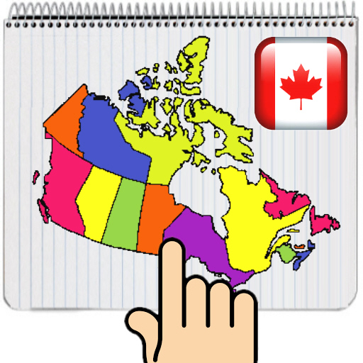 Canada Map Puzzle Game Free  Icon