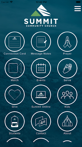 Android application Summit Community Church screenshort