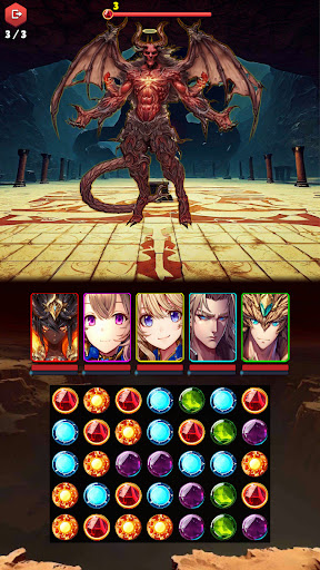 Android application Puzzle & Heroes: Match-3 RPG screenshort