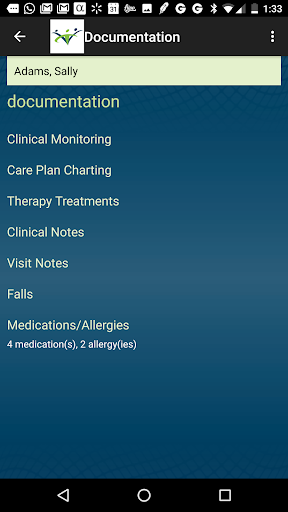Homecare Mobile Phone Screen 3
