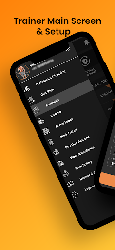 Android application Fitfaat Trainer screenshort