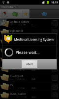 screenshot of Medieval Licensing System