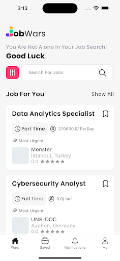 JobWars Screen 2
