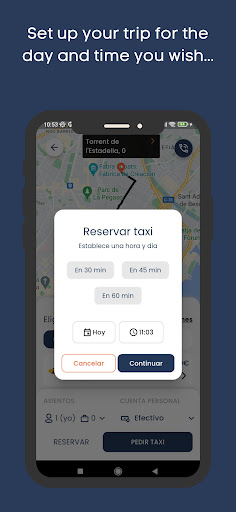 Screenshot of Taximes App