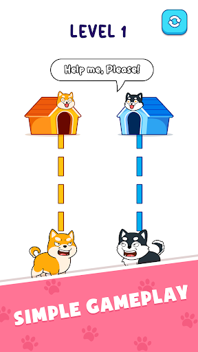 Doge Rush : Draw Home Puzzle Screen 3