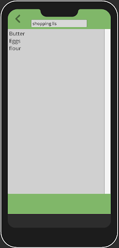 NoteApp Screen 2