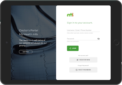 MyHealthInfo Doctors Screen 2
