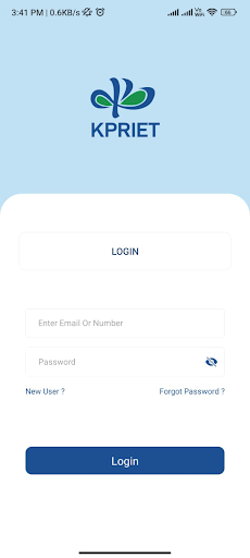Android application KPRIET screenshort