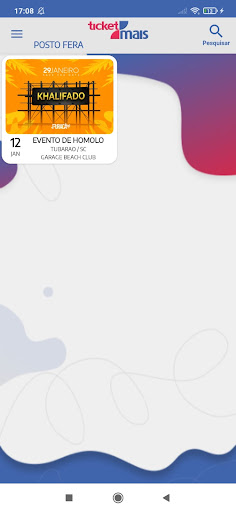 Android application Ticket Mais PDV screenshort