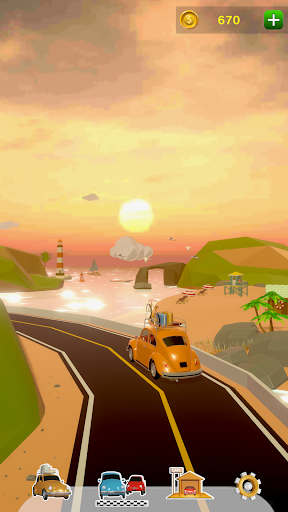 Android application On The Road - Race, Adventure screenshort
