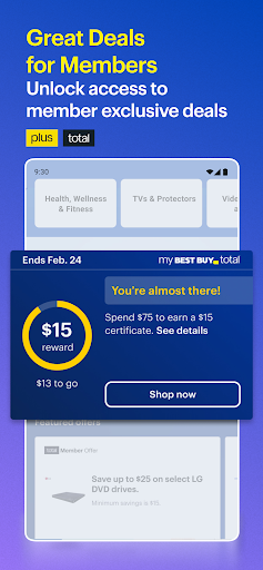 Screenshot of Best Buy: Shop tech deals