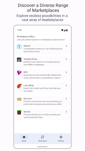 Android application Growtopia Marketplace screenshort