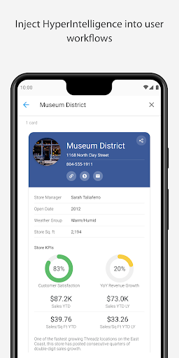 Android application MicroStrategy HyperMobile screenshort
