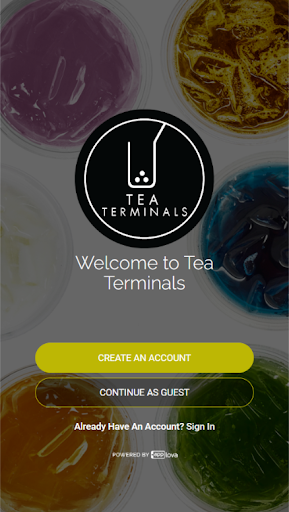 Android application Tea Terminals screenshort
