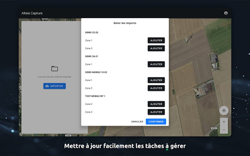Android application Alteia Capture screenshort