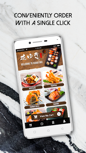 Android application Hanayuki Sushi screenshort
