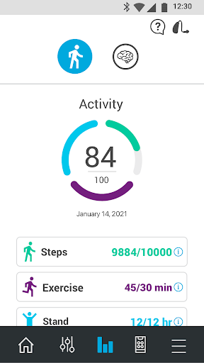 Thrive Hearing Control Screen 2