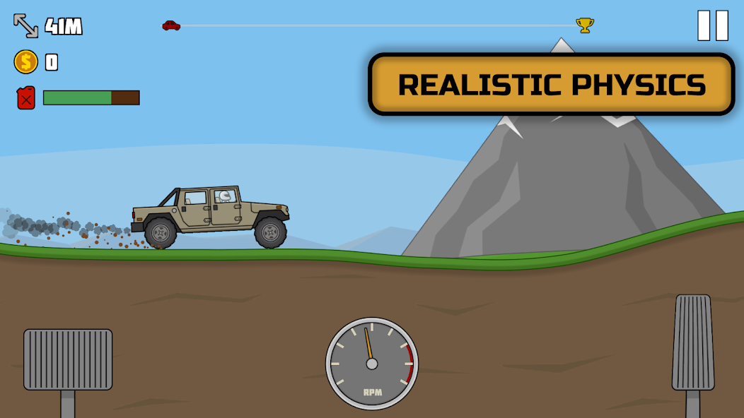 All Terrain: Hill Trials 1.5.9 APK + Мод (Unlimited money) за Android