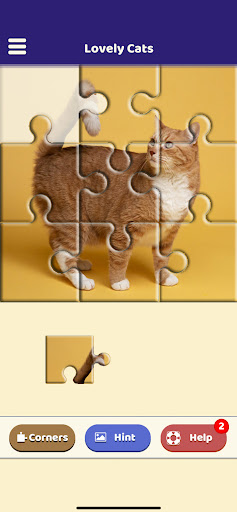 Android application Lovely Cats Puzzle screenshort