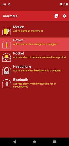 AlarmMe Screen 2