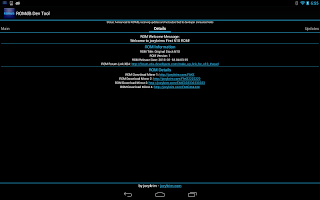 screenshot of ROMDashboard Developer Tool